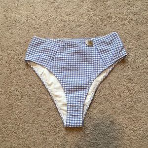 High waisted bikini bottoms